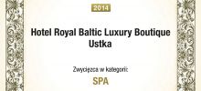 royalbaltic - I nagroda w kategorii NAJLEPSZE SPA 2014 w konkursie Best Hotel Award 2014