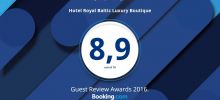 royalbaltic - Guest Rewiew Awards 2016 Booking.com